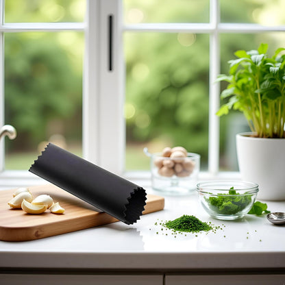 Black Garlic Peeler Silicone Easy Roll Tube Useful Garlic Odorfree Kitchen Tool