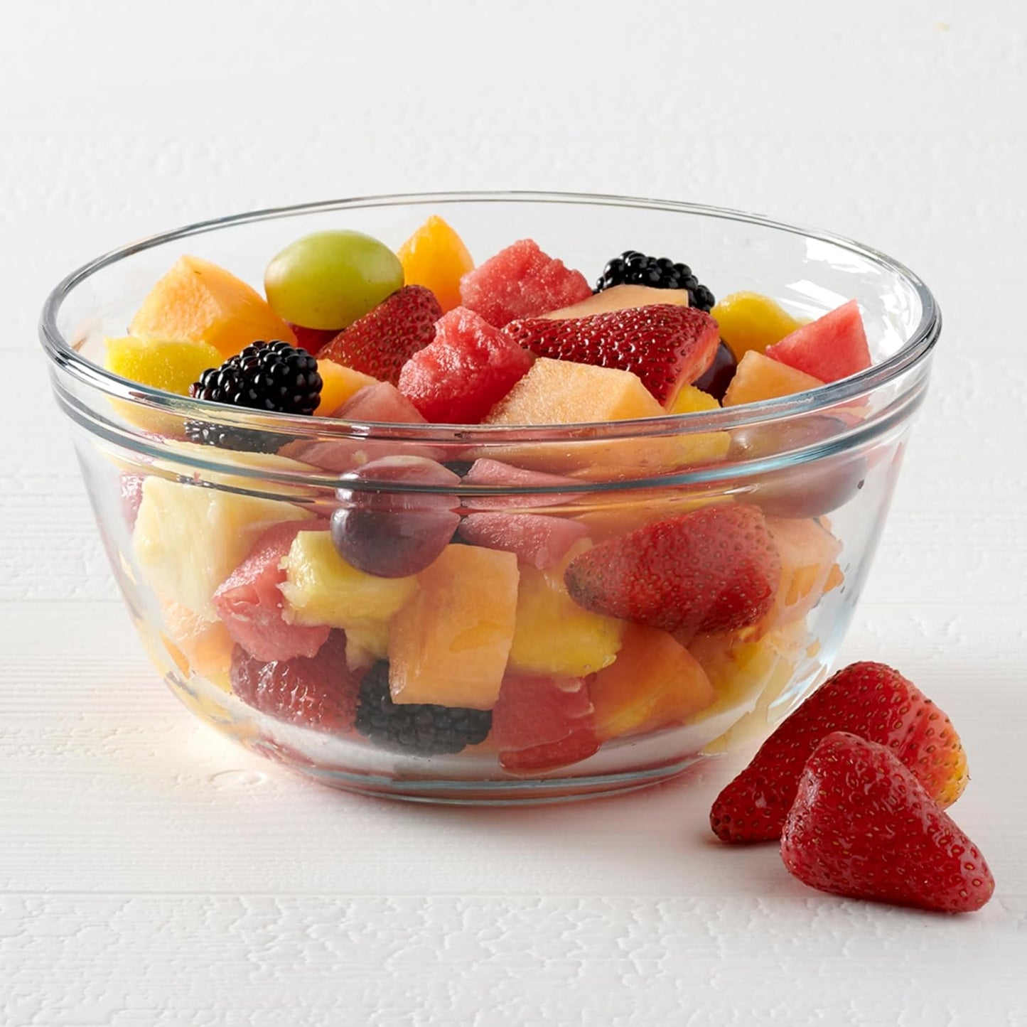 Anchor Hocking Glass Mixing Bowl, 4-Quart
