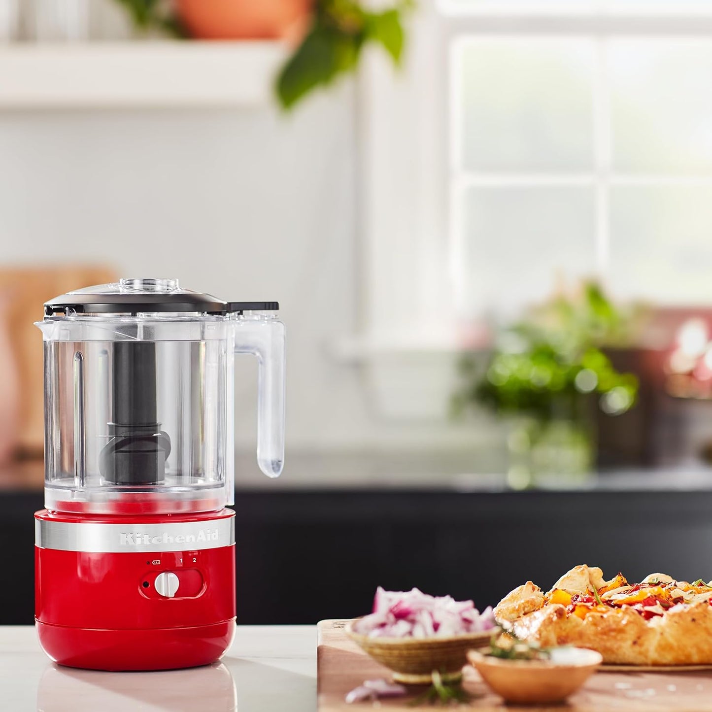KitchenAid 5 Cup Food Chopper KFC0516BM, Matte Black