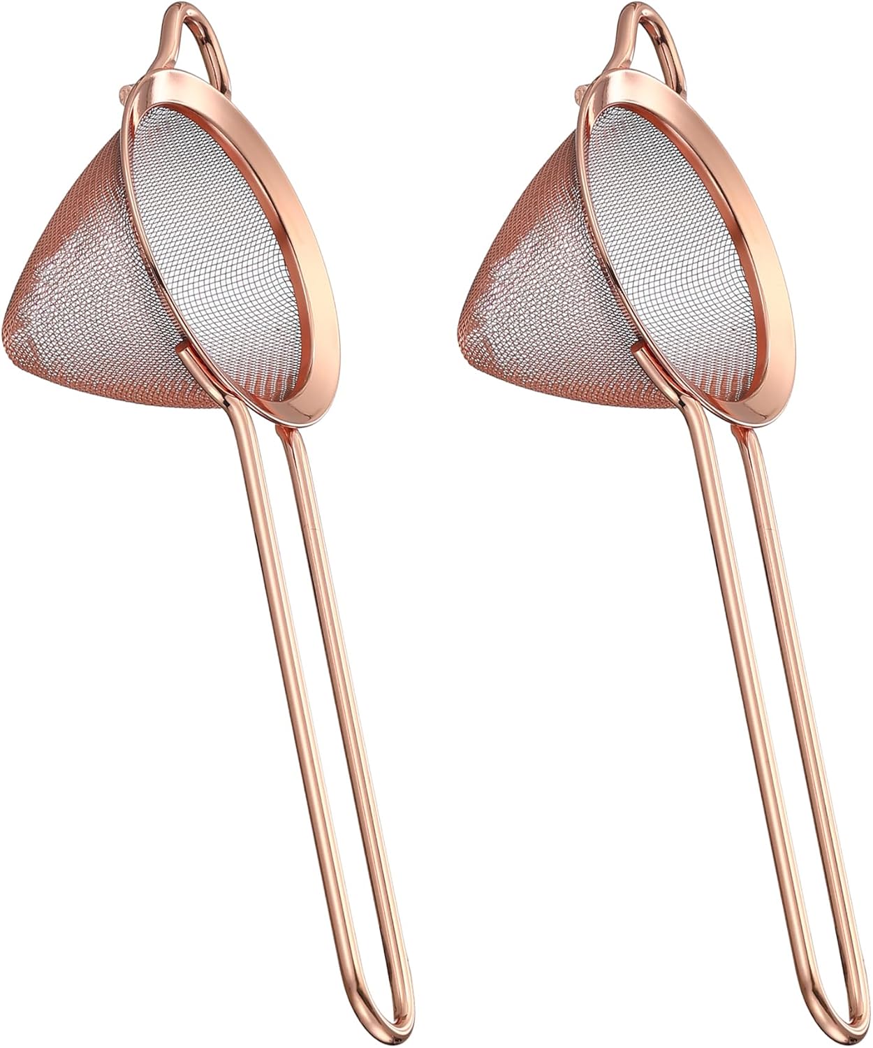 Fine Mesh Cocktail Strainer, Stainless Steel, Long Handle Set of 2 (Stainless Steel set of 2)