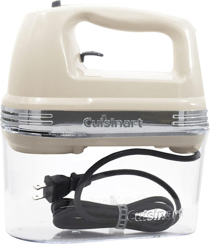 Cuisinart Power Advantage Plus 9-Speed Hand Mixer, 220W Motor, Electric Mixer with Dishwasher-Safe Beaters, Storage Case, HM-90BCS, Brushed Chrome