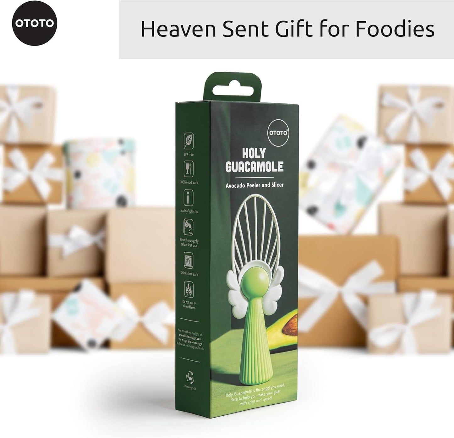 OTOTO Avocado Slicer - Cool Kitchen Gadget, Funny Gift, Fruit Slicer