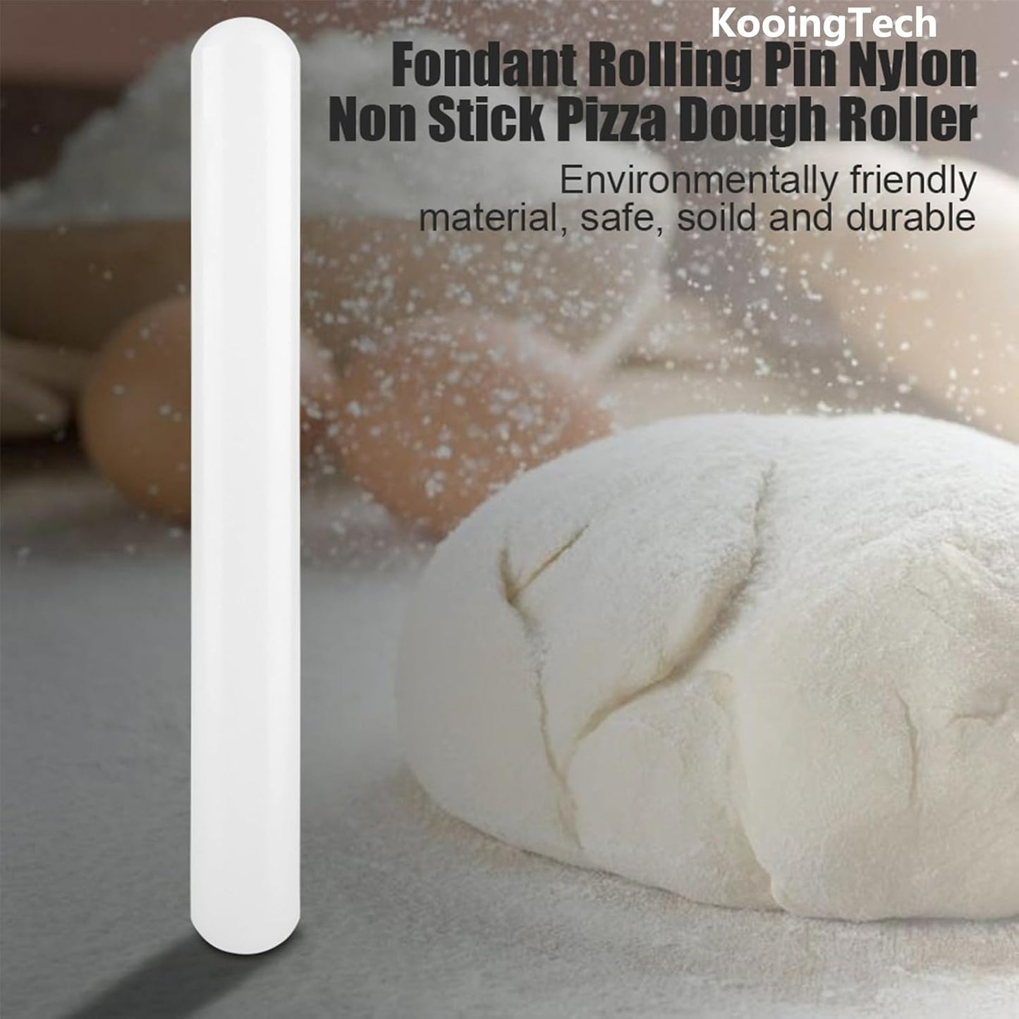 Rolling Pin for Clay, 9.1 * 1 Inchs Small Nonstick Dough Roller Nylon for Baking Cookie Pizza Icing Dough