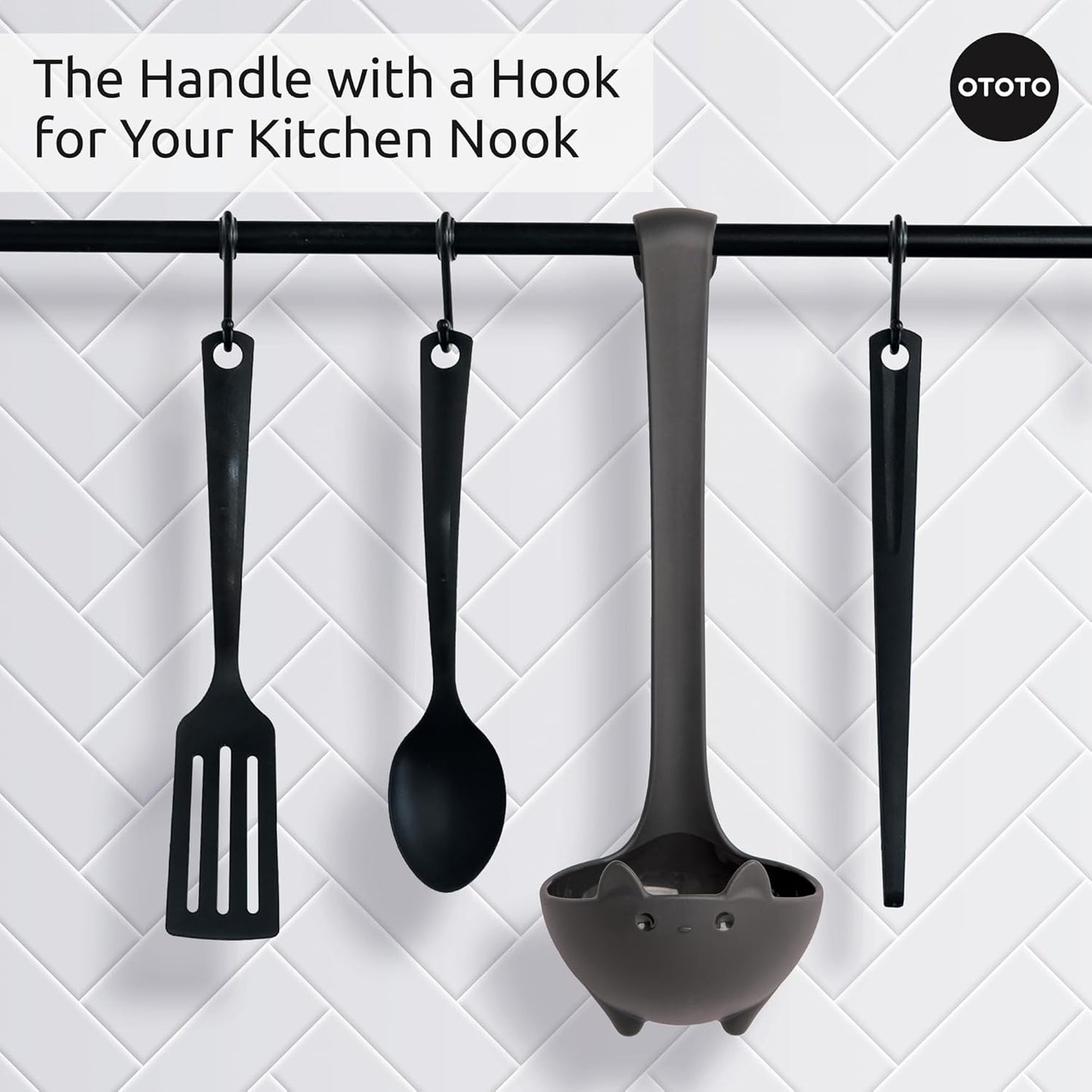 OTOTO The Original Nessie Ladle - Soup Ladle, Cute Gifts, Funny Kitchen Gadgets, Loch Ness design, Cooking Gifts for Mom - Cute and Practical Kitchen Utensils - Unique Gifts for Women