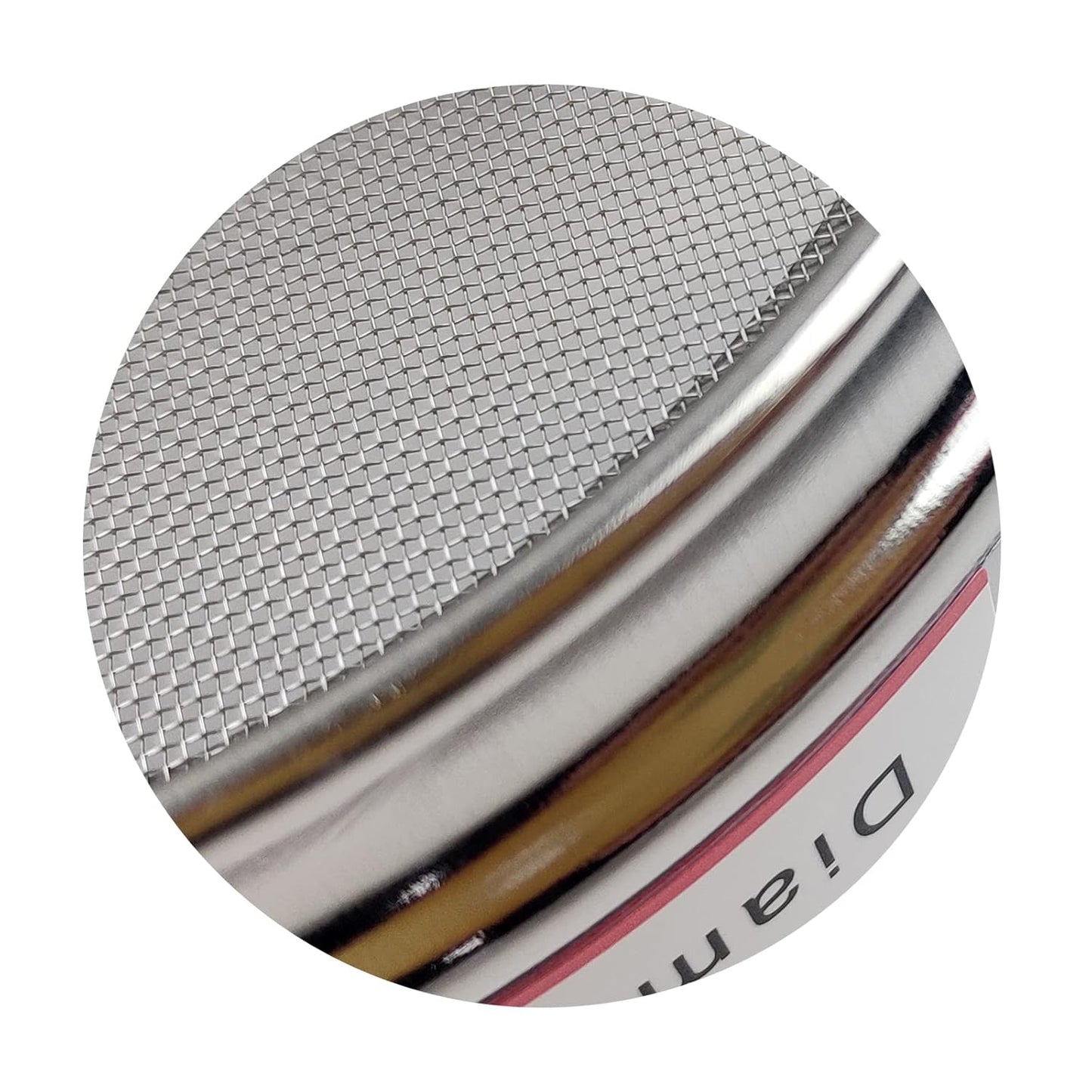 LABALPHA 70 Mesh Lab Sieves, Test Sieve #70 Mesh, 4'' Diameter, 304 Stainless Steel Wire Cloth (0.22mm)