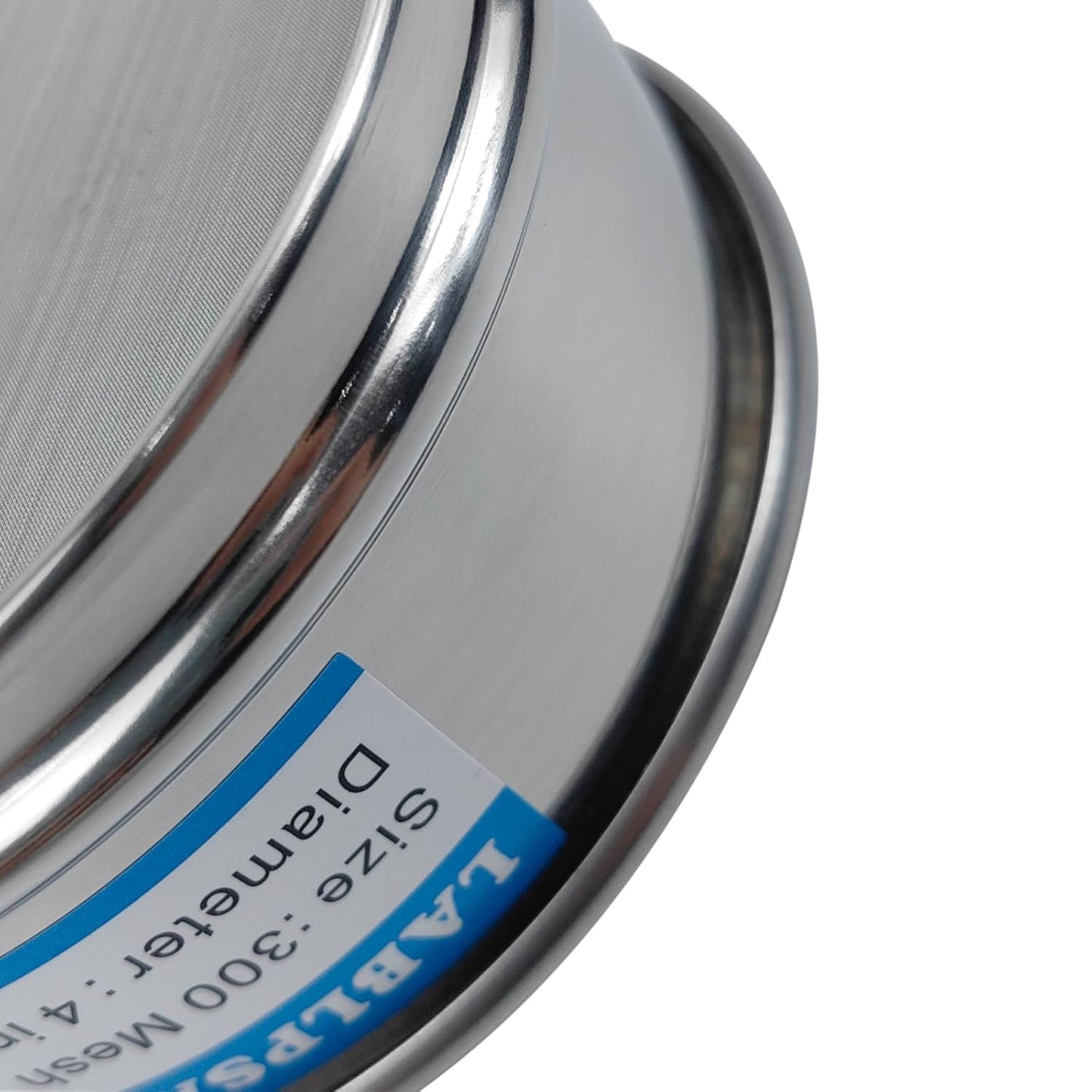 325 Mesh Lab Sieves 4" Diameter 304 Stainless Steel Wire Cloth Test Sieve for Industrial Laboratory Home