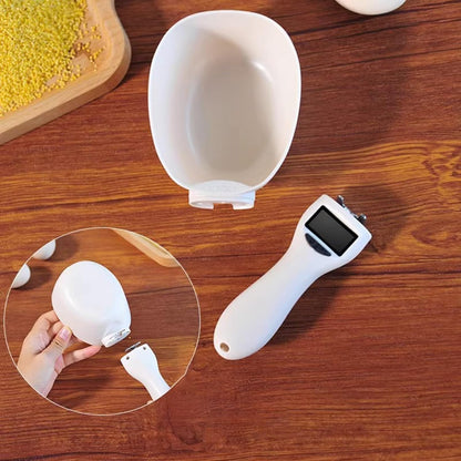 Electronic Measuring Spoon with Conversion, Digital Measuring Spoons, Adjustable Digital Kitchen Spoon Scale, 800g / 0.1g High Precision with Lcd Screen for Kitchen and Dog Cat Food (1 Pcs)