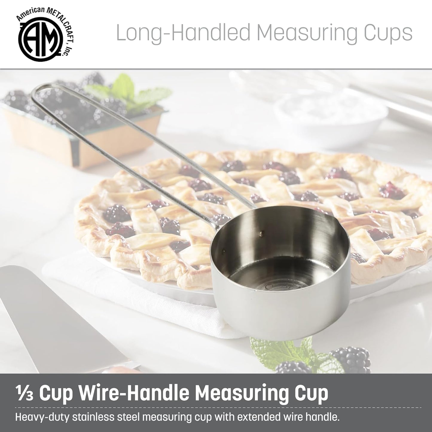 American METALCRAFT, Inc. American Metalcraft MCL125 Stainless Steel Measuring Cup, 1 1/4-Cup