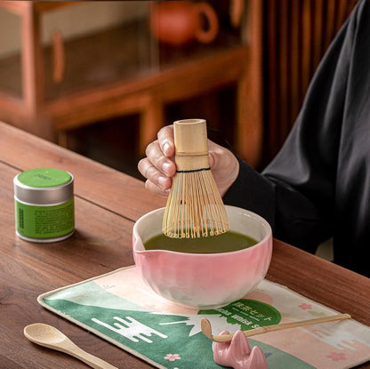 Clay&Fire Matcha Whisk Set, 9 pcs Ceramic Matcha Set, Gifts for Women,Matcha Bowl with Spout and Whisk, Matcha Kit for Matcha Lovers, Gift Mother's Day, Birthday, Anniversary