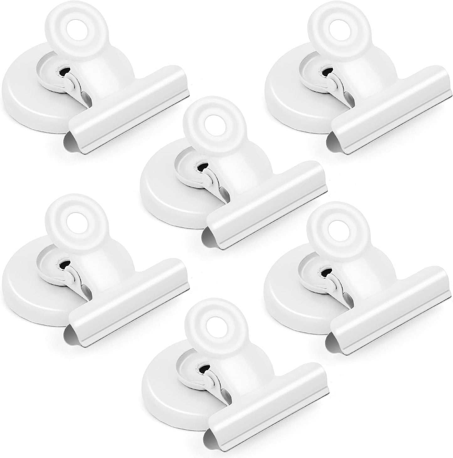 Grtard 12 Pack Magnetic Clips, Fridge Magnets Refrigerator Magnets, Strong Magnetic Clips Heavy Duty, Whiteboard Magnet Clip for Office Home Classroom Organization Kitchen Accessories(Black)