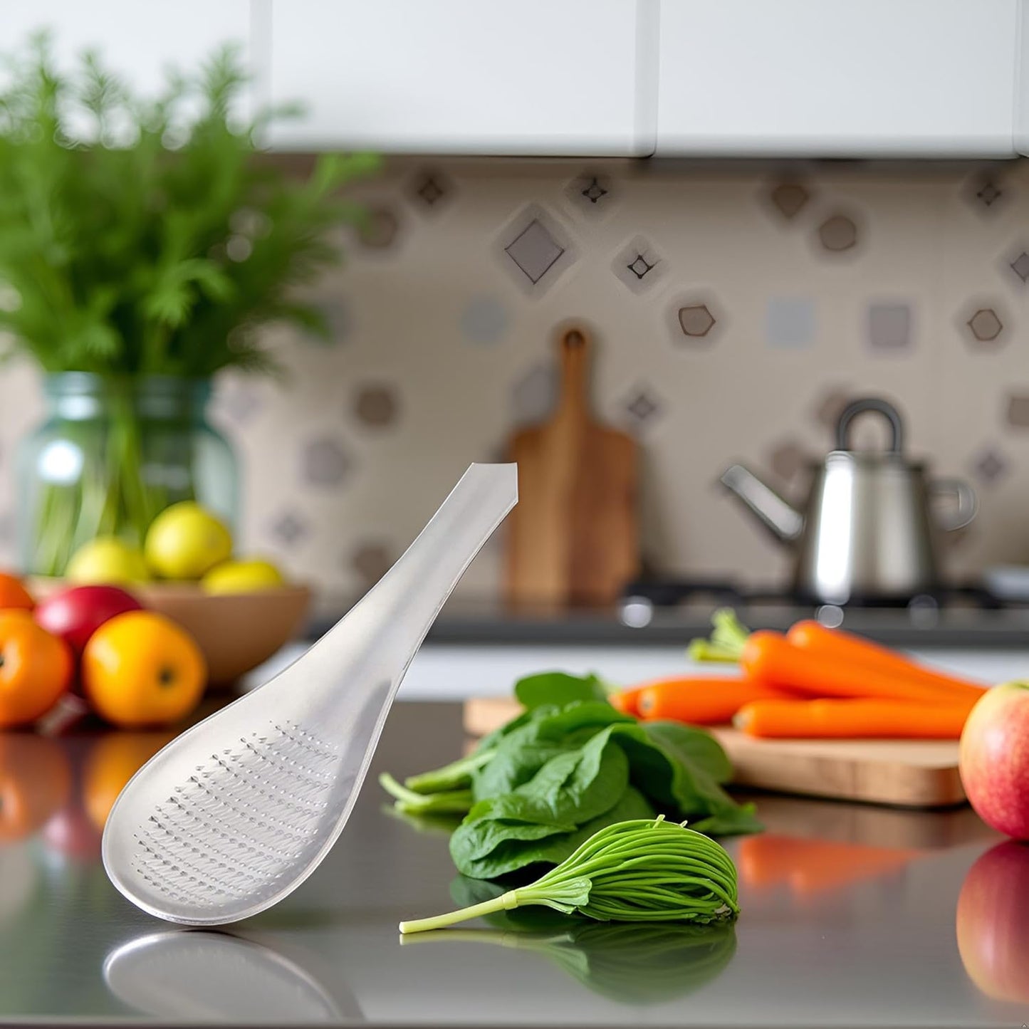 Stainless Steel Kitchen Practical Spoon Shape Fruit Mixer Ginger Grater Wasabi Garlic Grinding Tools Cheese Grater