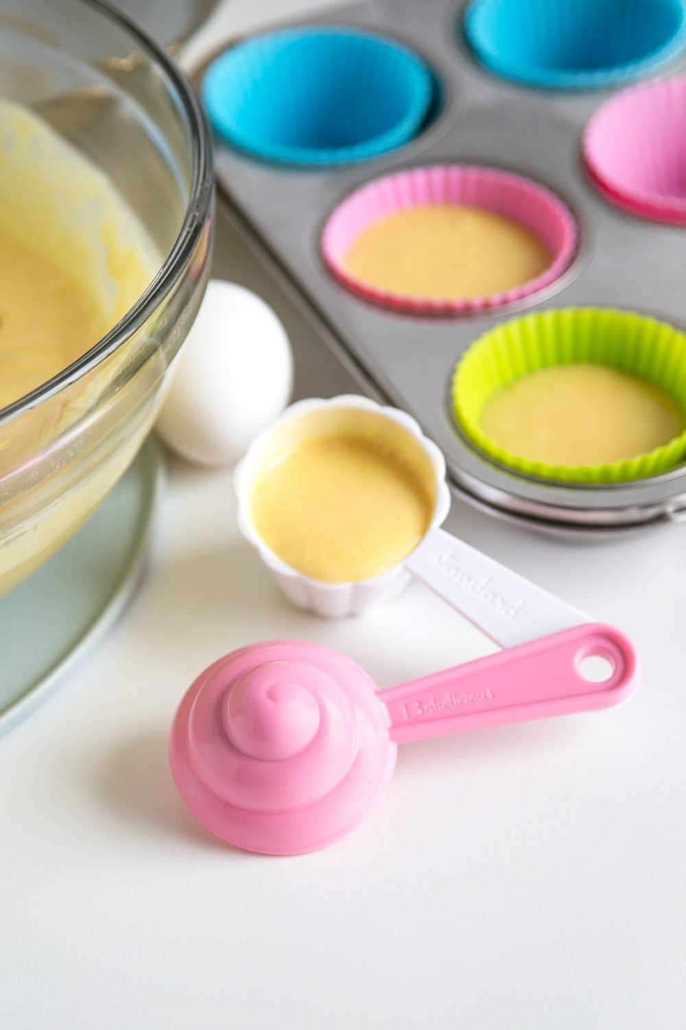 Bakelicious Cupcake Batter Spoon, Pink