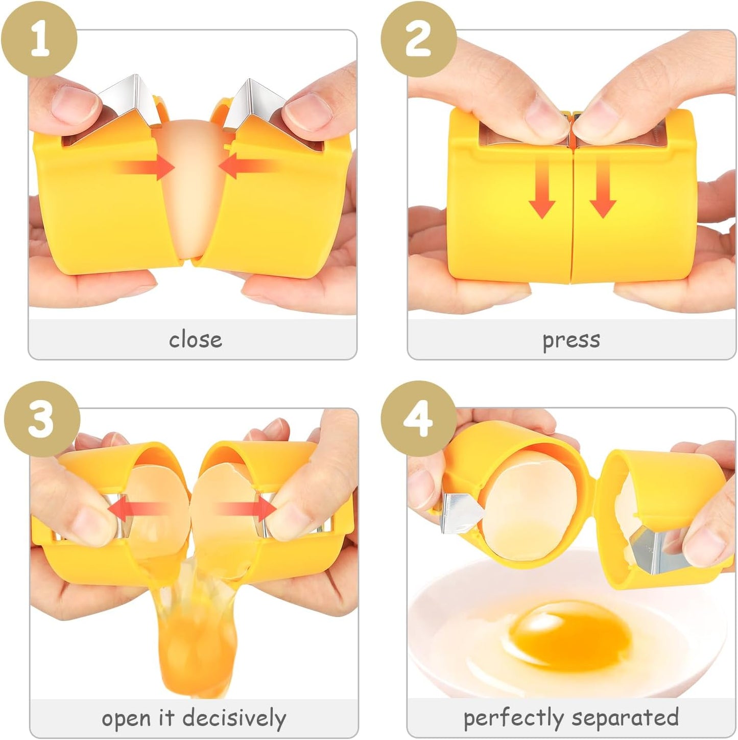 Egg shell opener, Eggshell opener, Egg Clip for Raw Eggs, Egg Peeler for Hard-boiled eggs, Home kitchen Gadgets to Quickly Cut Eggshells