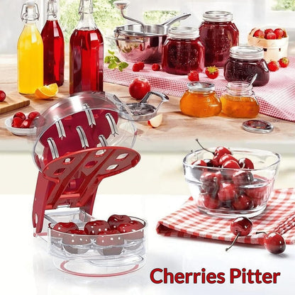 Cherry pitter tool, Cherry pitter tool pit remover, portable cherry pitter, Stainless steel cherry seed remover, Corer tool kitchen olive seed depitter.