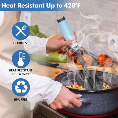 Upgrade Meat Chopper, Heat Resistant Meat Masher for Hamburger, Ground Beef Smasher, Nylon Hamburger Grinder Utensil for Ground Beef, Non Stick Mix Ground Chopper, Mix and Chop Potato Masher Tool