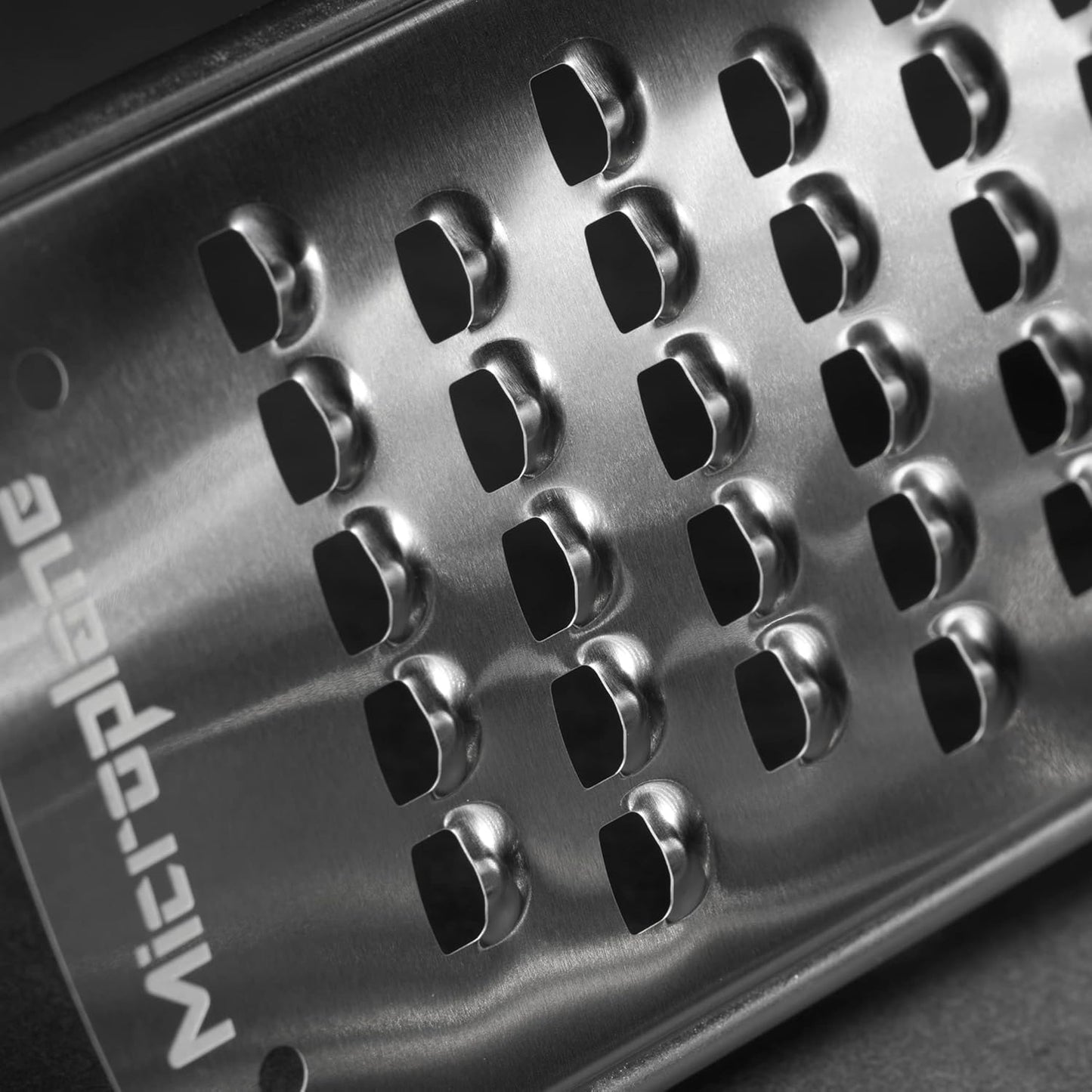 Microplane Gourmet Series Cheese Grater with Soft Touch Handle (Extra Coarse, Black)