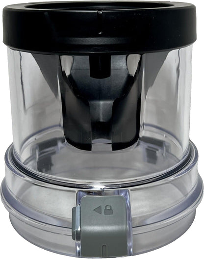 Spiralizer Food Pusher Chute Bowl for Ninja AMZ012BL NN210 NN210C NN210Q 4-in-1 Kitchen System Blender