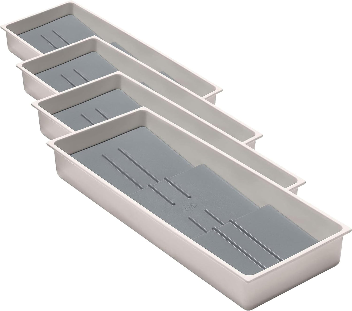 OXO Good Grips Kitchen Drawer, Expandable Utensil Organizer, White