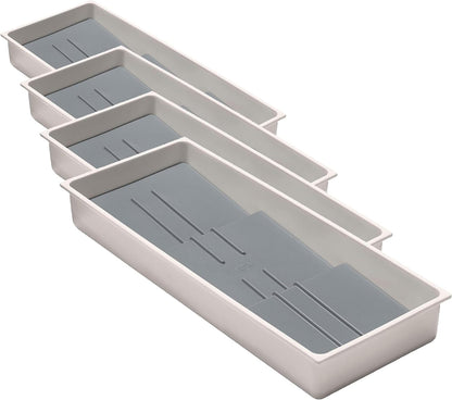 OXO Good Grips Kitchen Drawer, Expandable Utensil Organizer, White
