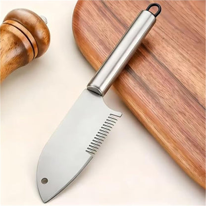 Stainless Steel Julienne Peeler, Multi-Purpose Vegetable Slicer & Shredder for Carrot, Potato, Fruit with Precision Blade