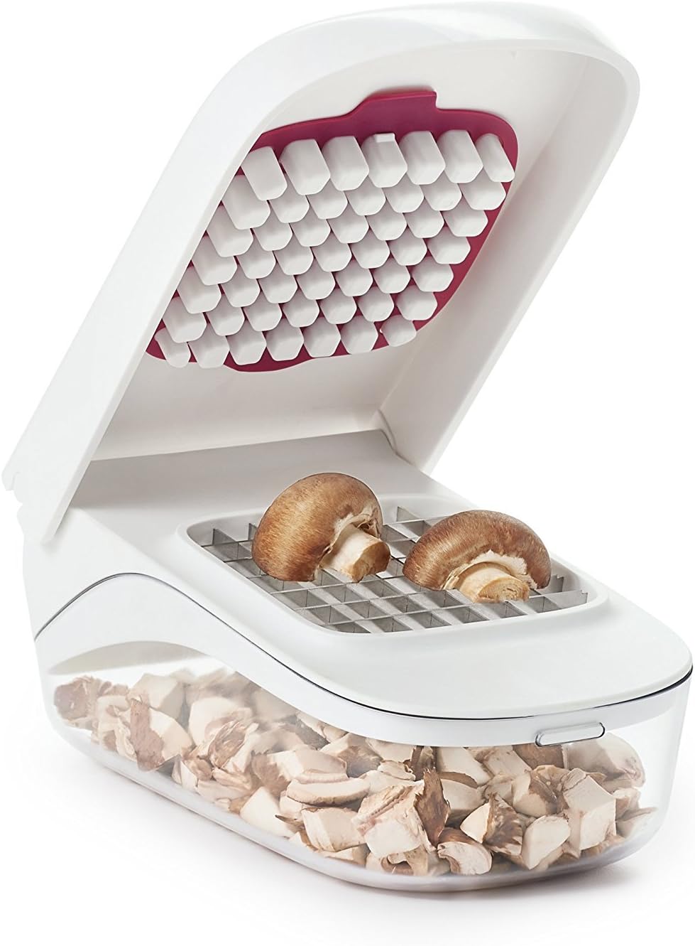 OXO Good Grips Vegetable and Onion Chopper with Easy Pour Opening White