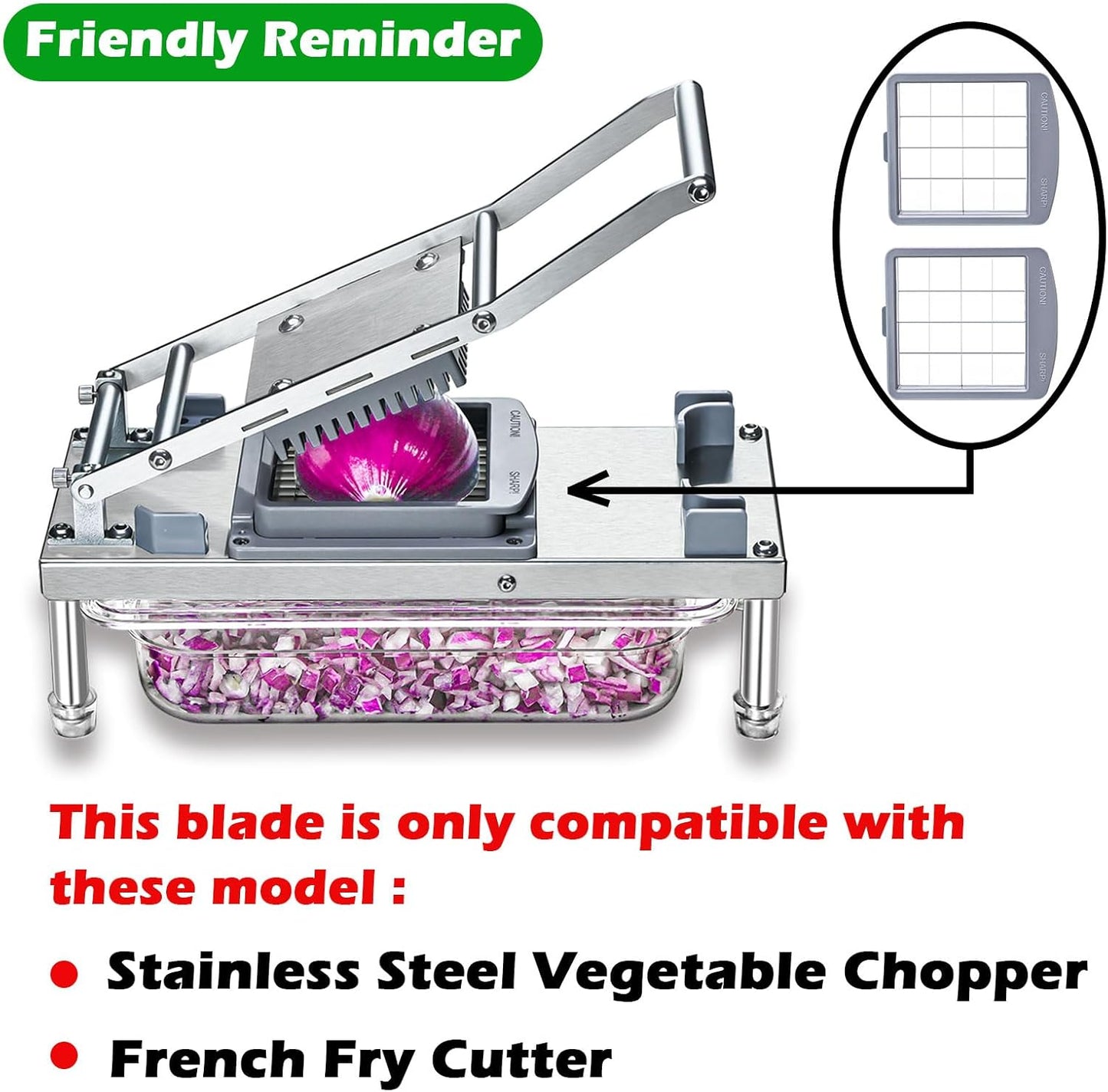 Replacement Blades - 2 PCS (Small Grid Blade-7mm)