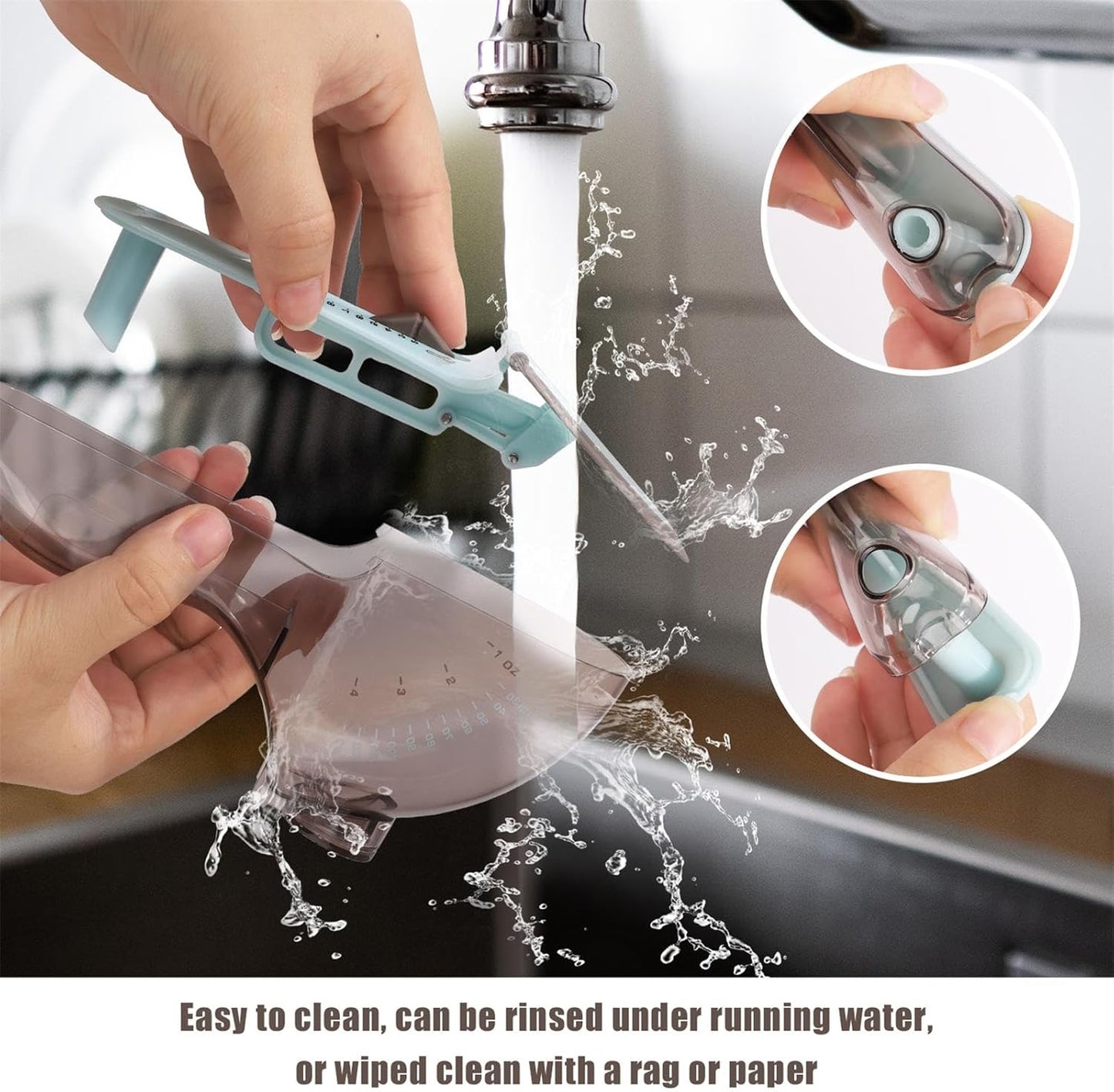 Adjustable Measuring Spoon Set, Small & Large All-in-One Measuring Spoons with Bottom Magnet Multiple-Use Measuring Cup for Kitchen Dry & Liquid Accurate Measurement