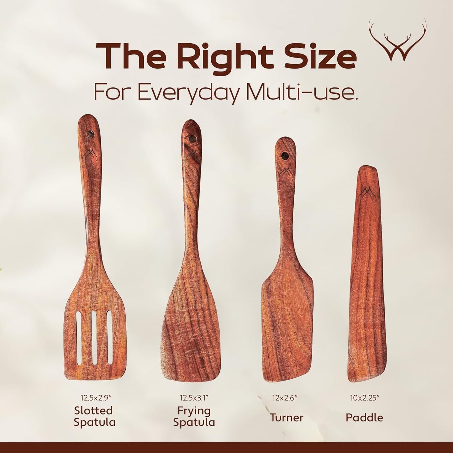 Skinny Spurtle for Sourdough Starter for Baking Tools - 12" Wooden Spurtle for Deep Jar & Dough Whisk - Sourdough bread baking supplies, Teak Wooden Spatula for Cooking