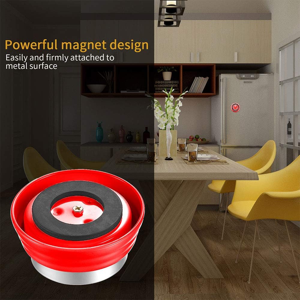 Kitchen Timer, Kitchen Countdown Cooking Reminder No Battery Required Magnetic Time Management Timer, Xmas Gift, Green