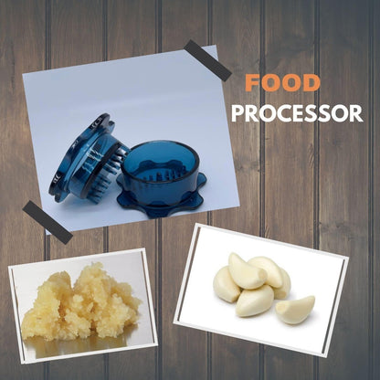 Angel’s Peel Lounge Grlic Mincer Manual Garlic for Quick Meal Preparation - Kitchen Tools for Mincing Grlic, Ginger, Herbs, Nuts (Clear Color)