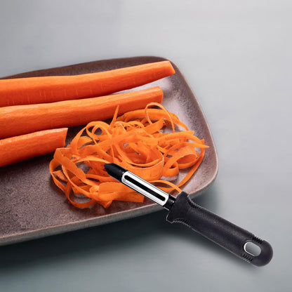 HIC Kitchen Swivel Peeler with Soft-Grip Handle, Japanese Steel Blade