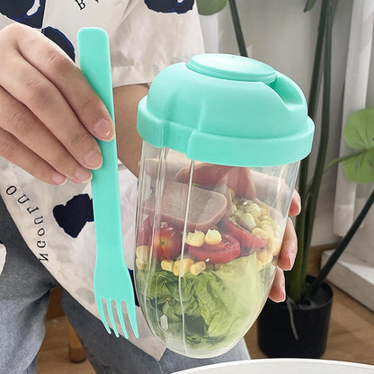 Fresh Salad Cup Salad Dressing Container to Go Salad Meal Shaker Salad Dressing Holder for Lunch Green, salad dressing shaker