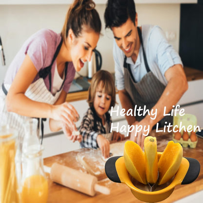 Mango Slicer Peeler Cutter Splitter Pitter with stainless steel blade removal tool anti-skid handle super large Mango kernel remover