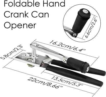 Manual Can Openers, Hand Crank Opener, Commercial Can Opener with Long Handles