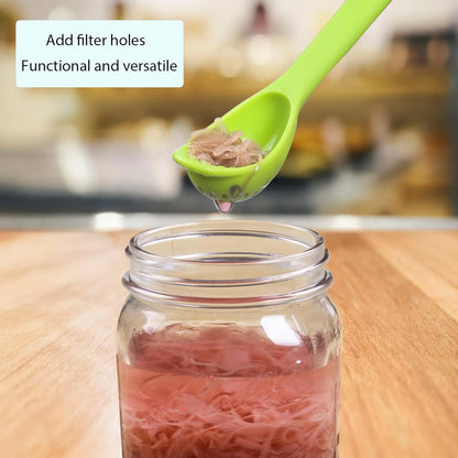 pickle forks 2 pieces Olive Spoon, pickle picker Jar Spoon and Fork Set, for Kitchen Olives Cans, Onions, Cucumbers, Slotted Spoon