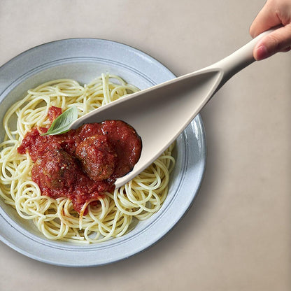 Silicone Spatula Spoon, Great for Both Cooking and Serving Durable BPA-Free Matte Black Silicone, Seamless Design, Safe for Nonstick Cooking Surfaces, 2-Pcs, Gray