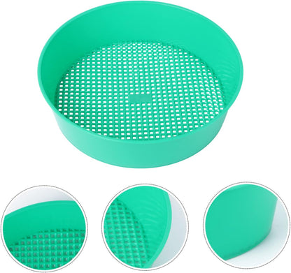 Bonsai Tools DIY Tools Mining Sand Sifter Mesh Filter Sifter Plastic Sand Grader Dispenser Gardening Supplies Stone Riddle Plastic Sieve Light