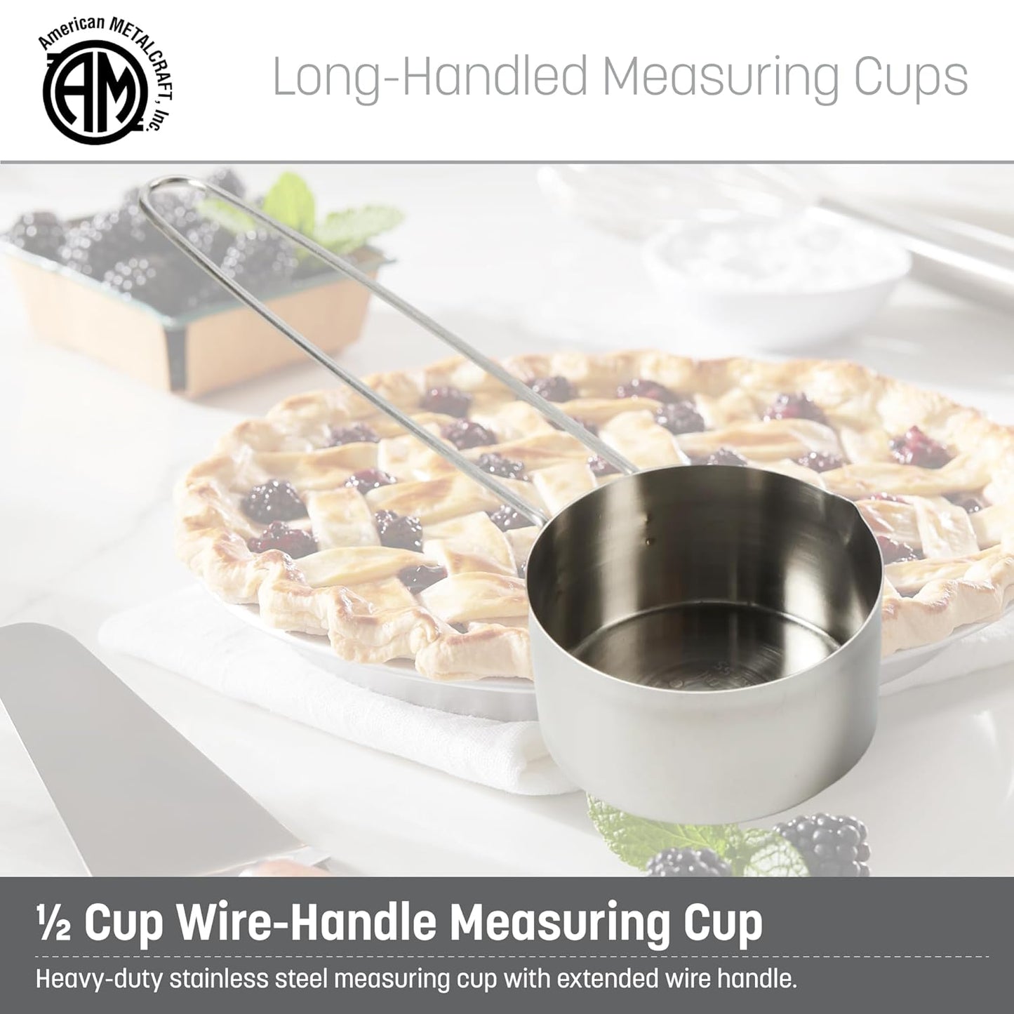 American METALCRAFT, Inc. American Metalcraft MCL125 Stainless Steel Measuring Cup, 1 1/4-Cup