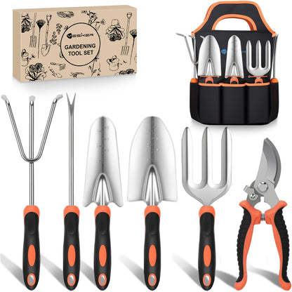 Yesker Pruning Shears Garden Shears 7.8" Professional Garden Scissors Sharp 65 Manganese Steel Blade Heavy Duty Clippers Hand Pruners for Cutting Fresh Flowers Branch Plant Trimming Gardening Tools