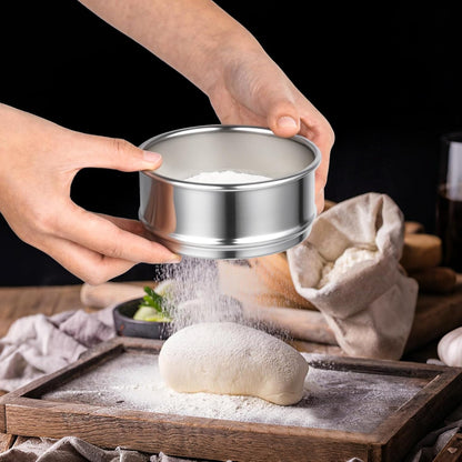 325 Mesh Lab Sieves 4" Diameter 304 Stainless Steel Wire Cloth Test Sieve for Industrial Laboratory Home