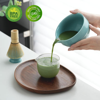 Clay&Fire Matcha Whisk Set, 9 pcs Ceramic Matcha Set, Gifts for Women,Matcha Bowl with Spout and Whisk, Matcha Kit for Matcha Lovers, Gift Mother's Day, Birthday, Anniversary