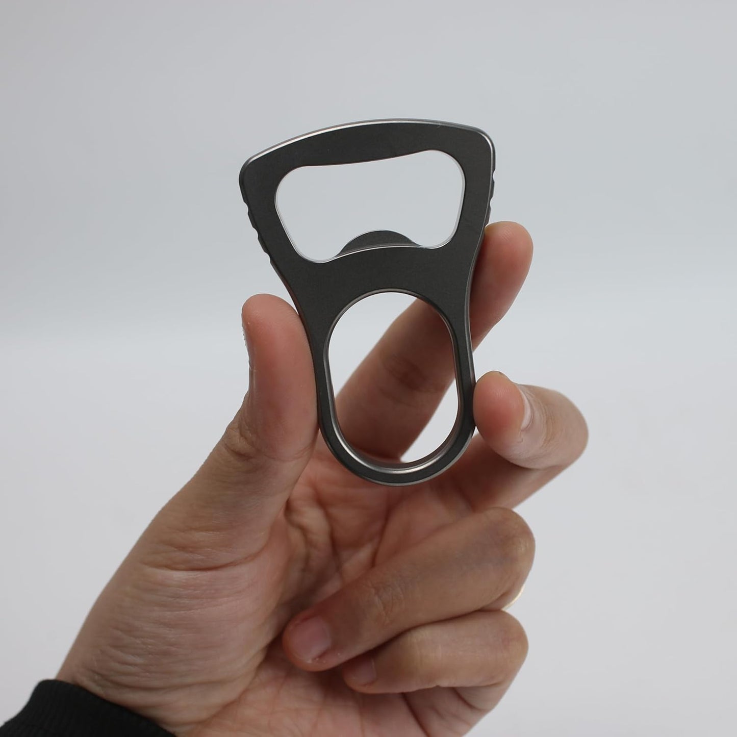 Titanium Beer Bottle Opener, Handcrafted in Solid Titanium Alloy, Bar Gift for Opening Beer Top, More Sturdy Than Brass and Stainless Steel Bottle Openers