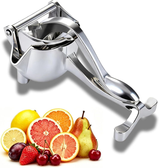 2026 Upgrade Heavy Duty Manual Fruit Juicer Press, Stainless Steel Manual Juicer, Ergonomic Grip Citrus Squeezer, Compact Kitchen Handheld Juice Press for Home (1 PCS)