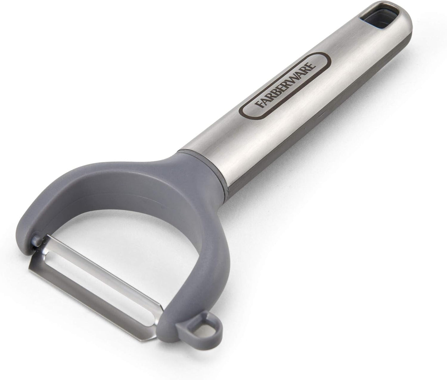 Farberware Professional Stainless Steel Soft Can Opener, 7.36-Inch, Gray