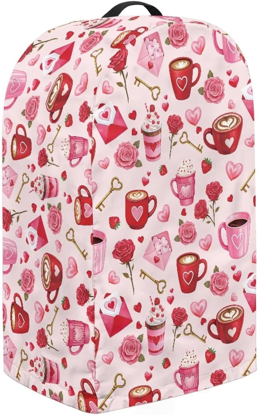 Coffee Pastry Blender Dust Cover with Drawstring Field Stand Mixer or Coffee Maker Cover Anti Fingerprint Polyester Appliance for Home Kitchen Decor