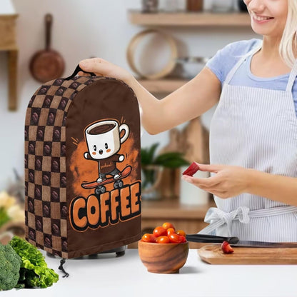 Coffee Pastry Blender Dust Cover with Drawstring Field Stand Mixer or Coffee Maker Cover Anti Fingerprint Polyester Appliance for Home Kitchen Decor