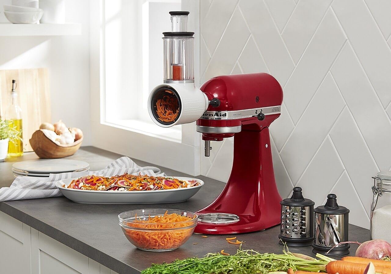 KitchenAid Stand Mixer Attachment, KSMVSA Fresh Prep Slicer/Shredder