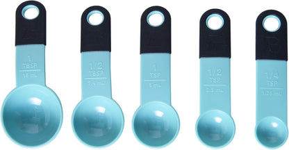 KitchenAid Measuring Spoons, Set Of 5, Aqua Sky