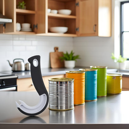 Hand can opener manual, can opener for seniors, Easy Open Ring Pull Can Opener, convenient to open cans labor-saving tools can be used for a variety of Pull-Tab Cans, Soda Cans Canned Pet,Can Openers