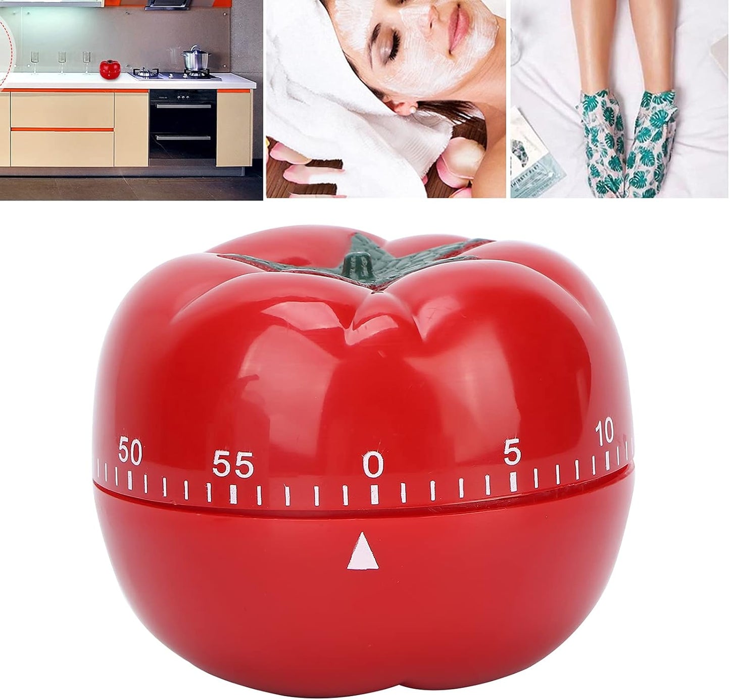 Cute Fruit Kitchen Timer, 60 Minutes Pineapple Shape Mechanical Timer Novelty 360 Degree Rotating Manual Cooking Timer